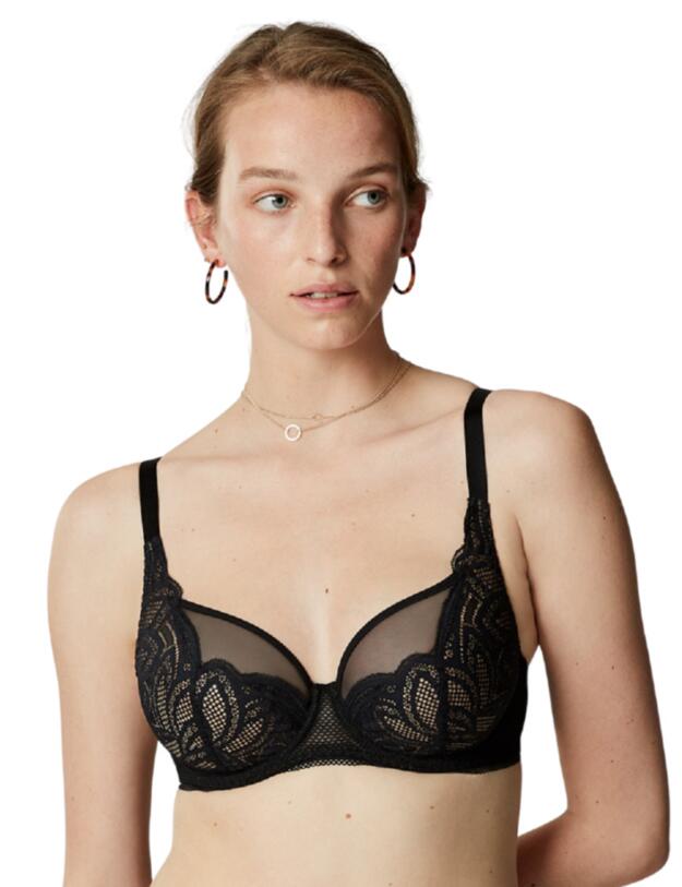 Maison Lejaby Grace Underwired Bra in Black