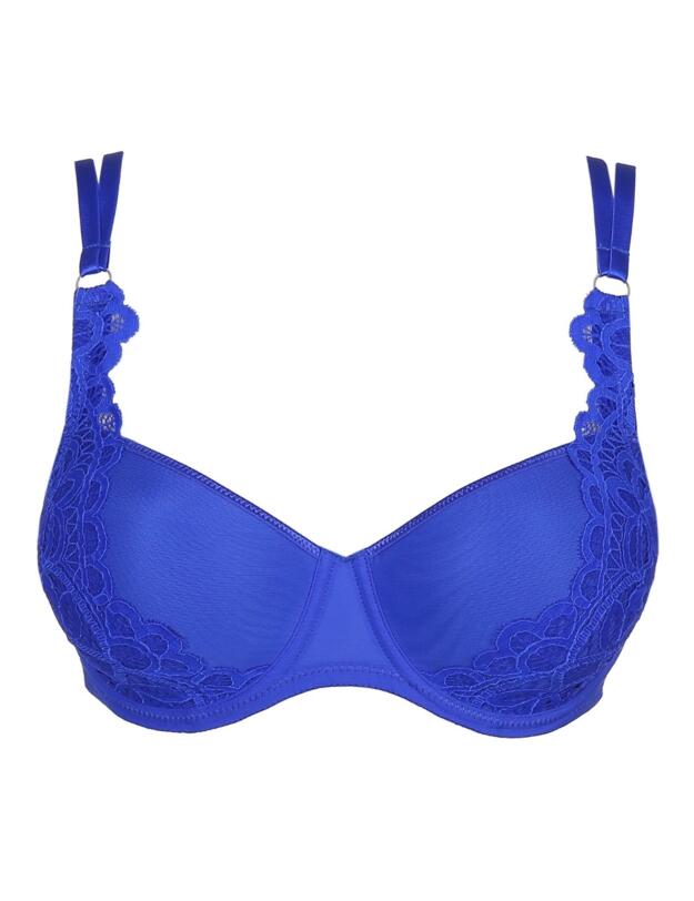 Prima Donna Twist First Night Padded Balcony Bra Electric Blue 