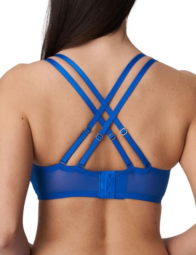 Prima Donna Twist First Night Padded Balcony Bra Electric Blue 