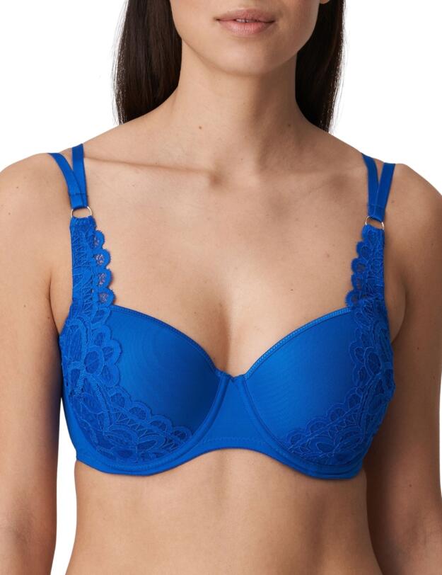Prima Donna Twist First Night Padded Balcony Bra Electric Blue 