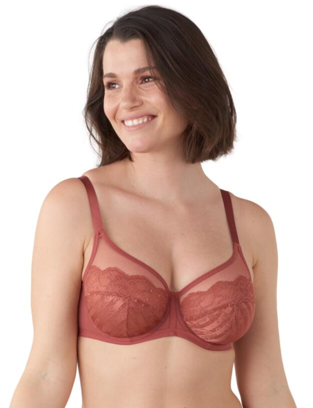Maison Lejaby Pas De Deux Underwired Bra in Rose Wood