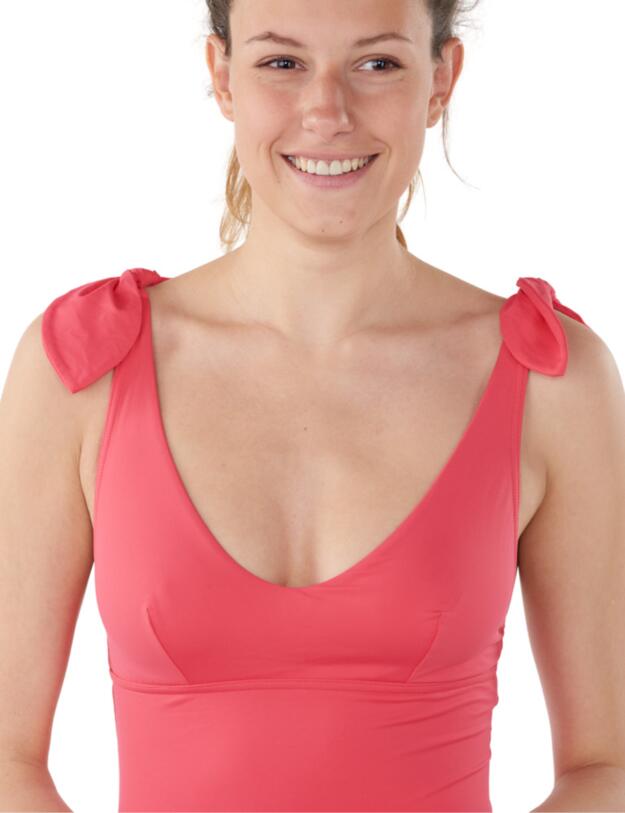 Maison Lejaby Norma Jane Underwired Plunge Swimsuit Rose Malibu
