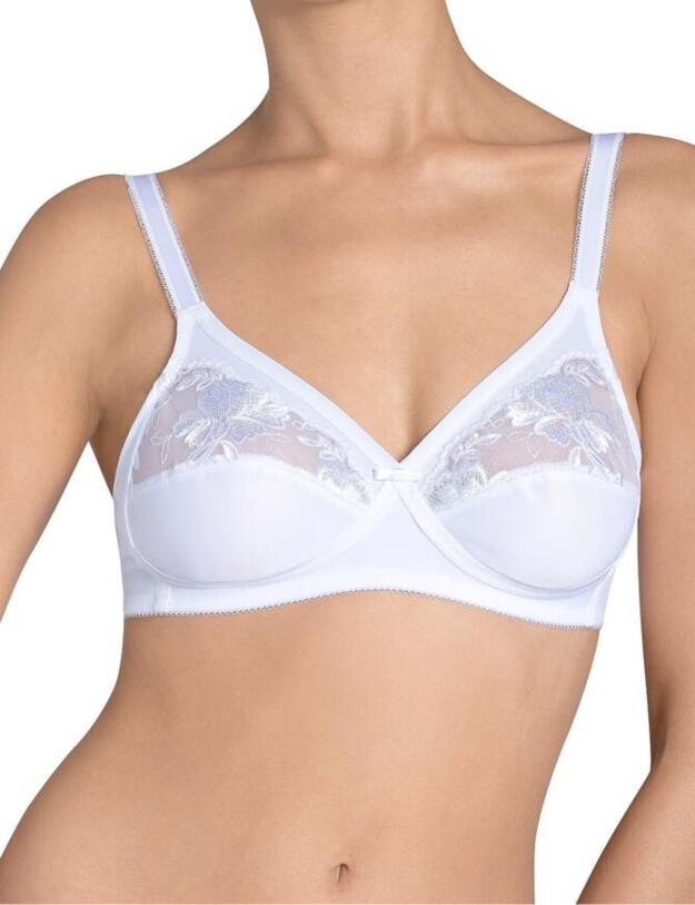 10194717 Triumph Modern Posy Non-Wired Bra - 10194717 White