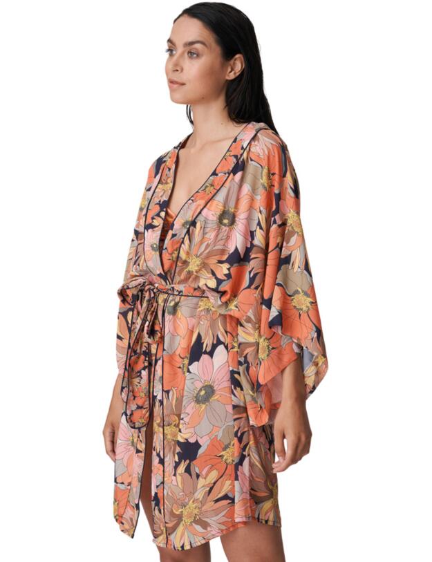 Prima Donna Swim Melanesia Swimwear Kaftan Coral Flower 
