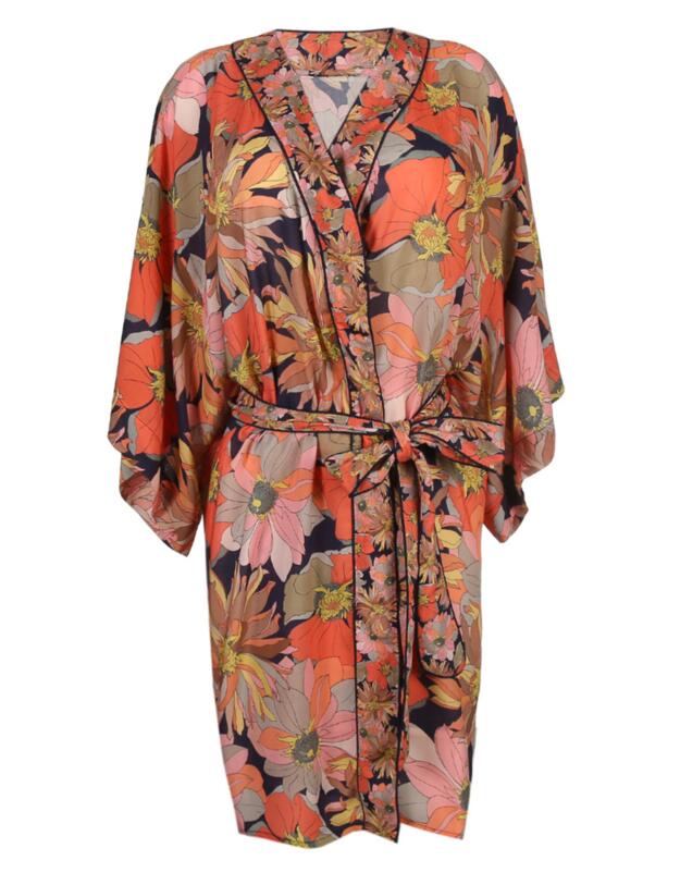Prima Donna Swim Melanesia Swimwear Kaftan Coral Flower 