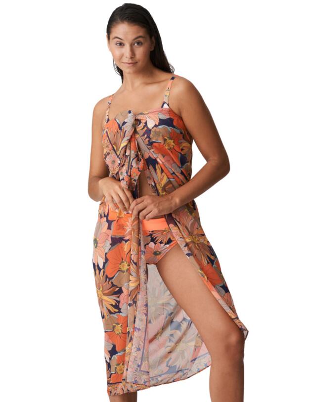 Prima Donna Swim Melanesia Swimwear Pareo Coral Flower 