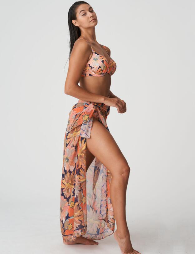 Prima Donna Swim Melanesia Swimwear Pareo Coral Flower 