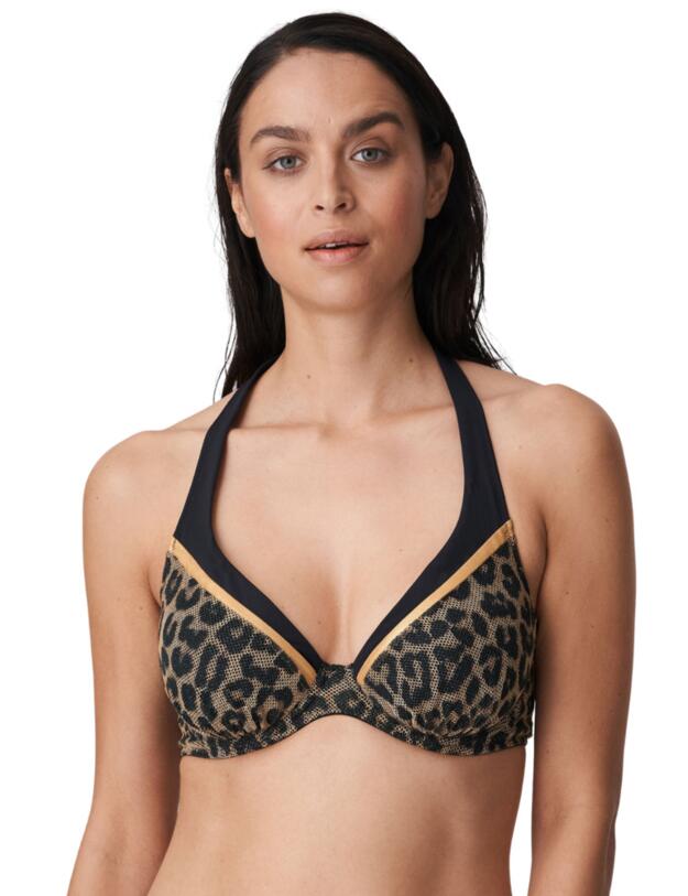 Prima Donna Swim Kiribati Bikini Top Triangle Padded Golden Safari 