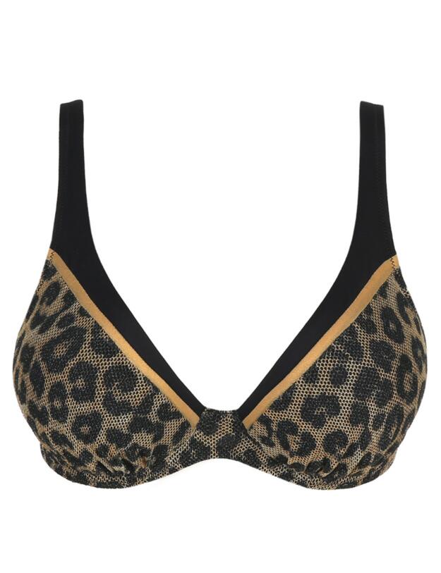 Prima Donna Swim Kiribati Bikini Top Triangle Padded Golden Safari 
