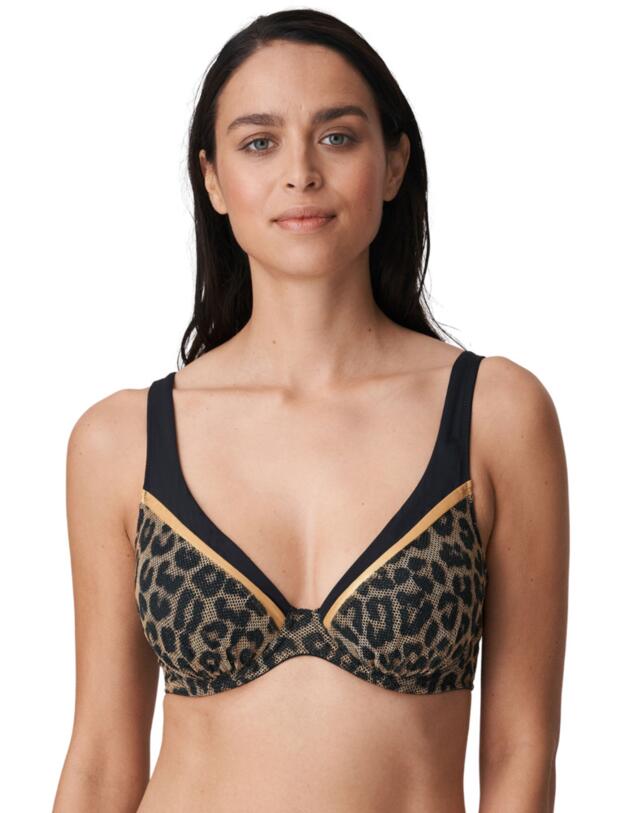 Prima Donna Swim Kiribati Bikini Top Triangle Padded Golden Safari 