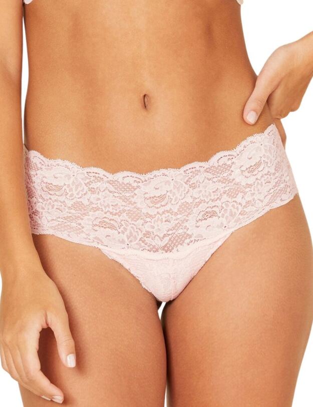 Cosabella Never Say Never Low Rise Hotpant in Pink Lilly