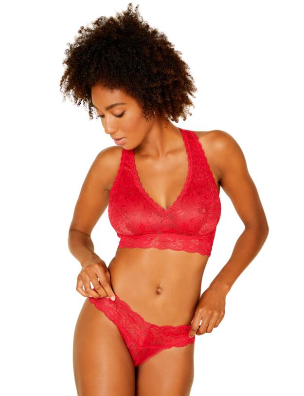 Cosabella Never Say Never Low Rise Thong in Mystic Red