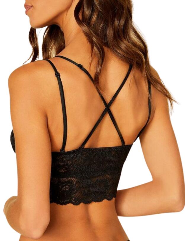 Cosabella Never Say Never Strappy Padded Bralette Black