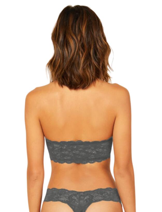 Cosabella Never Say Never Bandeau Bra Anthracite
