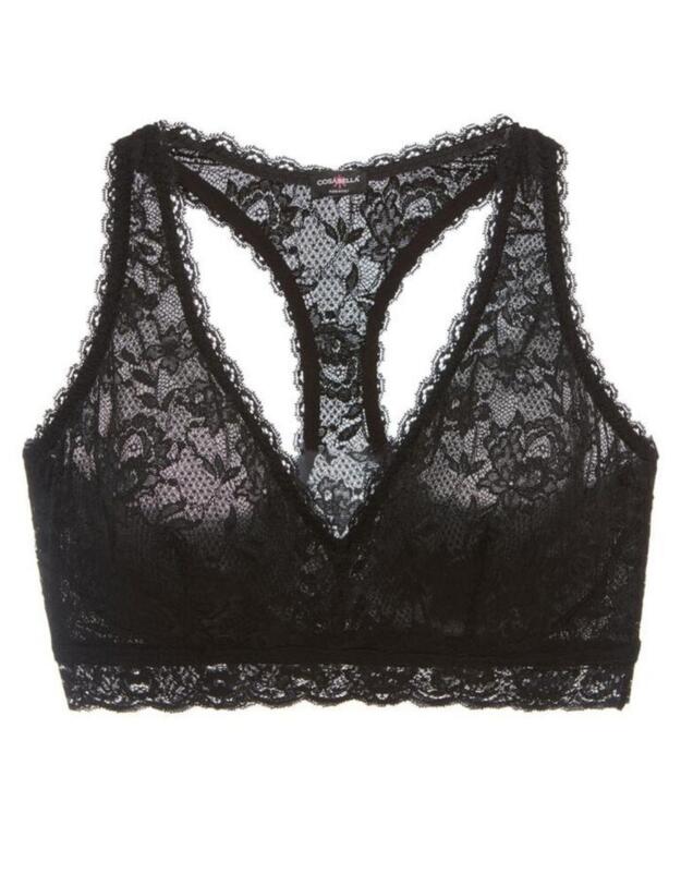 Cosabella Never Say Never Curvy Racerback Bra in Black