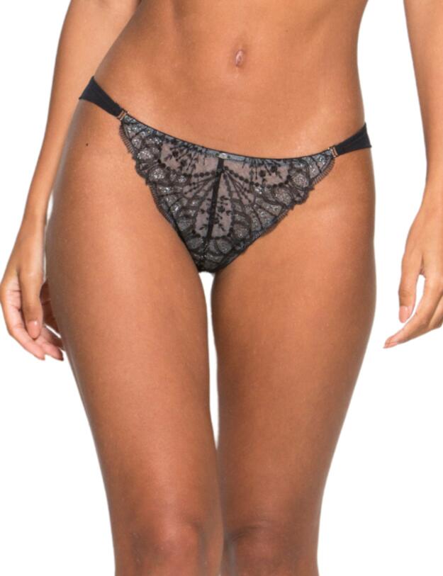 Gossard VIP Twilight Brazilian Brief Black/Grey 