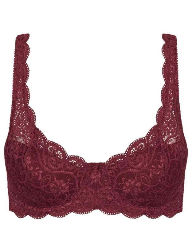 Triumph Amourette 300 Underwired Padded Bra Garnet Brown 