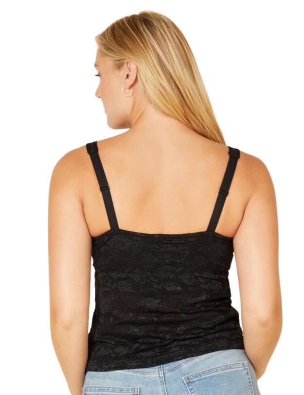 Cosabella Never Say Never Curvy V-Neck Camisole in Black