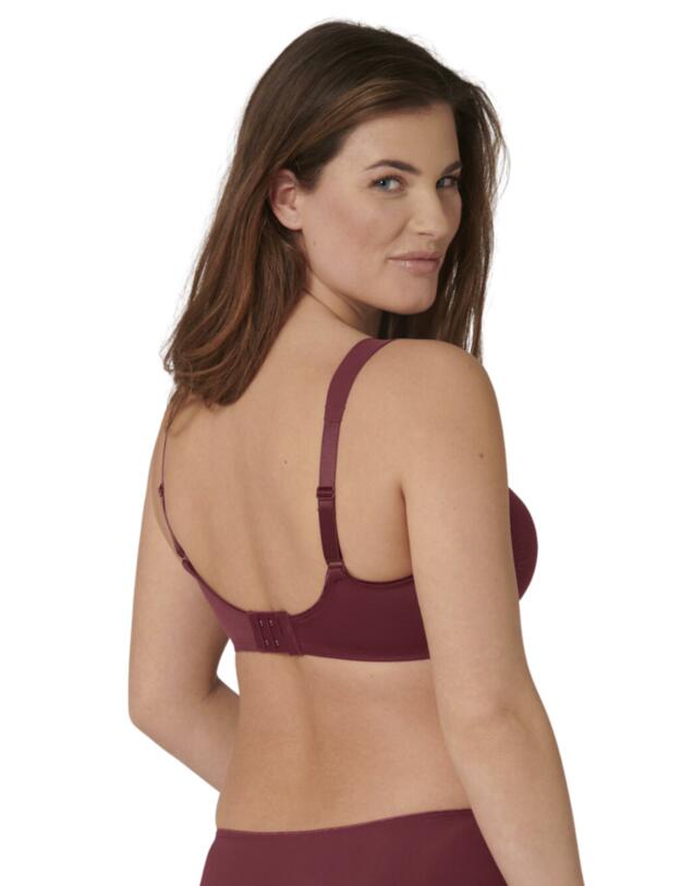 Triumph Essential Minimizer Minimizer W X Bra Garnet Brown 