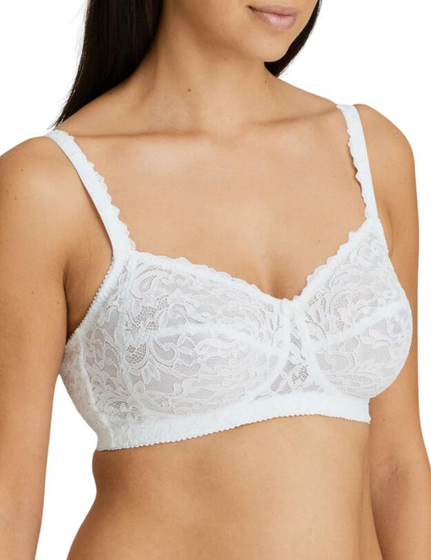 Prima Donna Magnolia Soft Wireless Bra White 