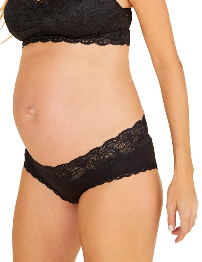 Cosabella Never Say Never Maternity Hotpant in Black