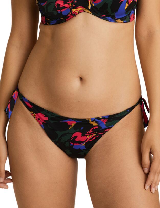 4007053 Prima Donna Swim Oasis Tie Side Bikini Brief - 4007053 Black Cactus