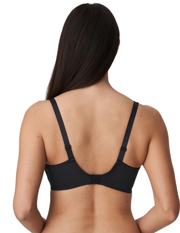 Prima Donna Palace Garden Padded Balcony Bra Charcoal 