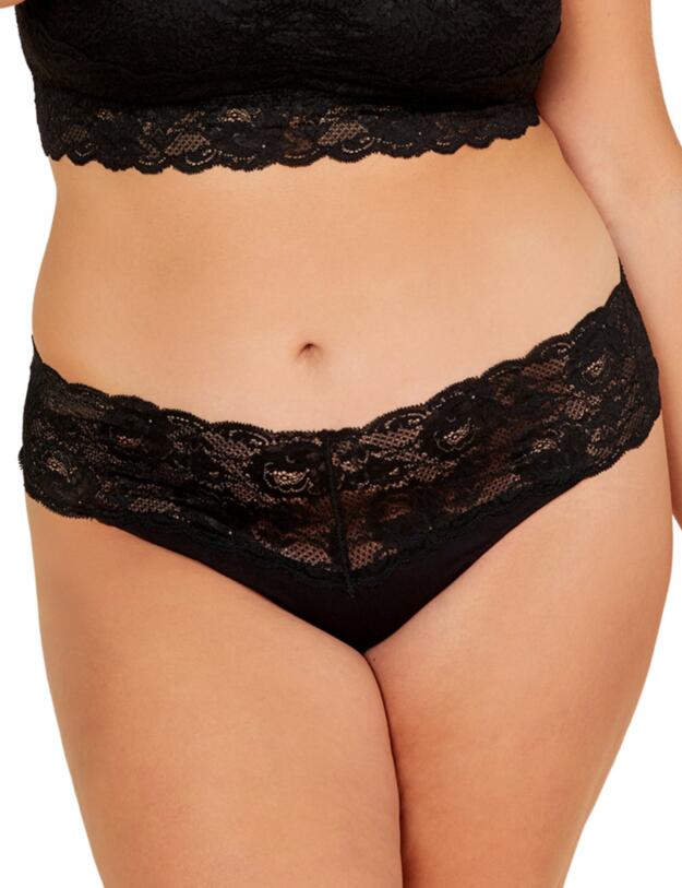 Cosabella Never Say Never Extended Thong Black