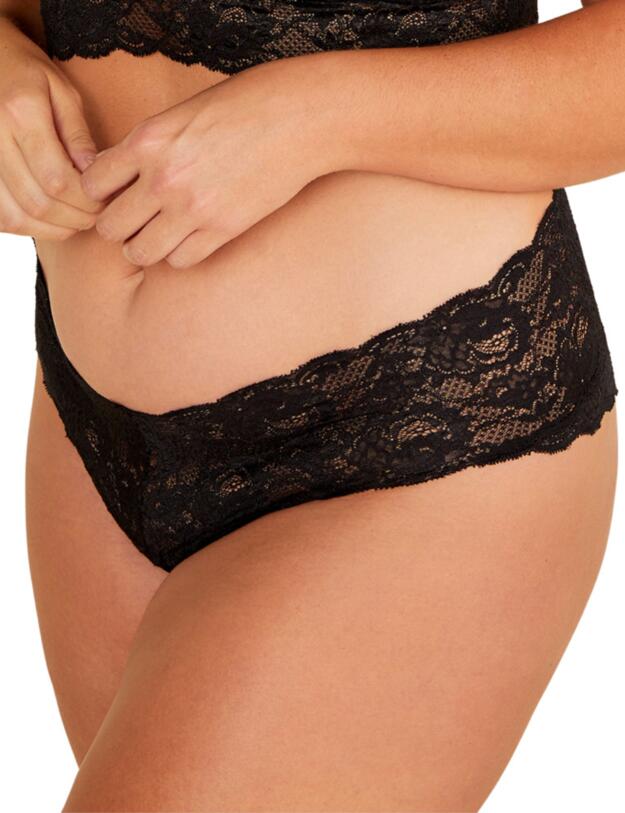 Cosabella Never Say Never Extended Lowrider Hotpant Black