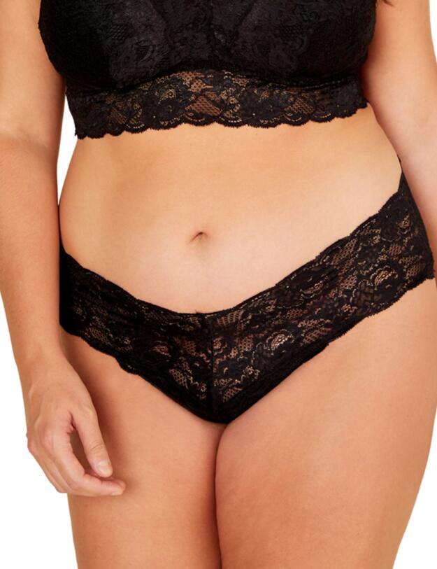 Cosabella Never Say Never Extended Lowrider Hotpant Black
