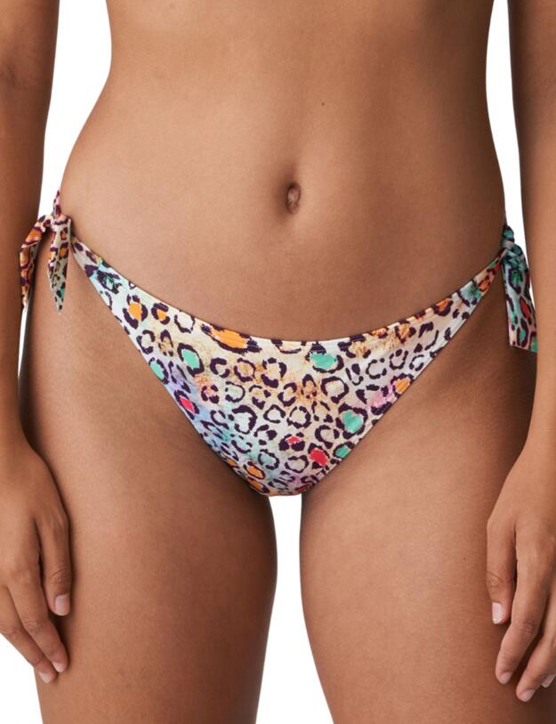 Prima Donna Swim Polynesia Bikini Briefs Waist Ropes Tropical Leo 