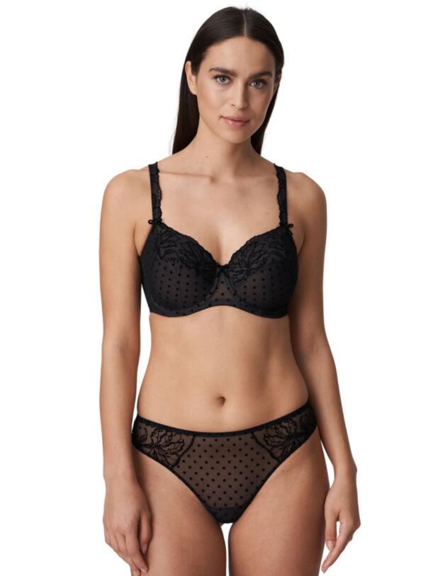  Prima Donna Twist Soho Thong Black 