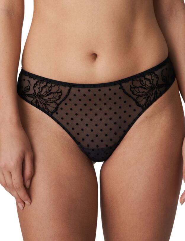  Prima Donna Twist Soho Thong Black 