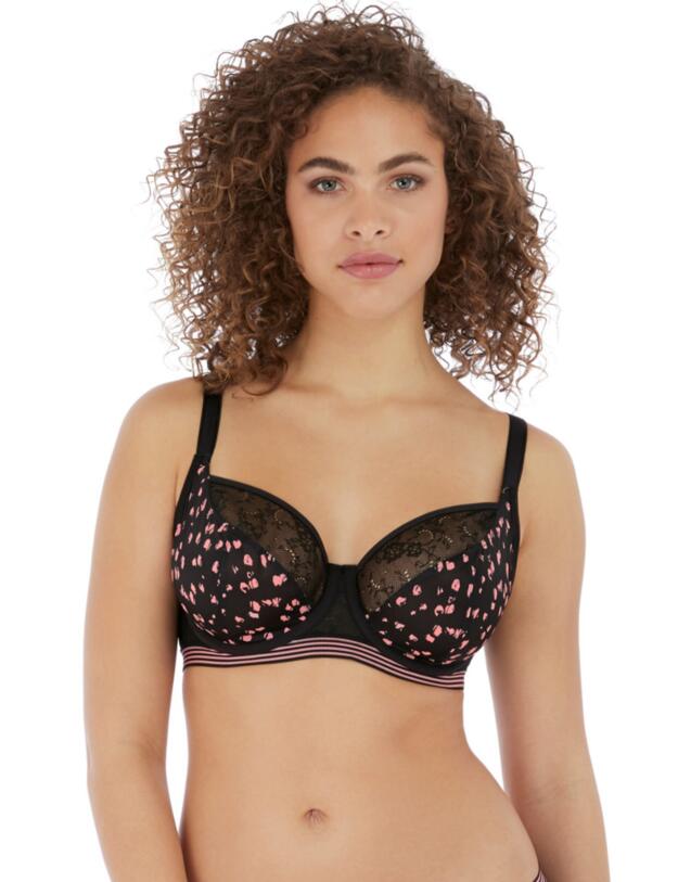 Freya Wild Plunge Bra Black Rose