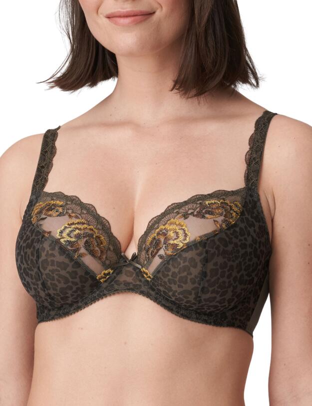 Prima Donna Palace Garden Plunge Balcony Bra Reptile 