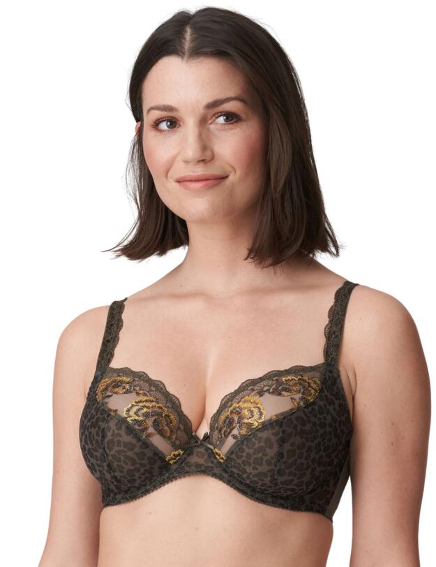 Prima Donna Palace Garden Plunge Balcony Bra Reptile 