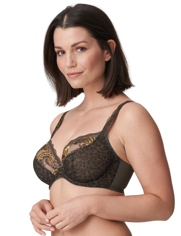 Prima Donna Palace Garden Plunge Balcony Bra Reptile 