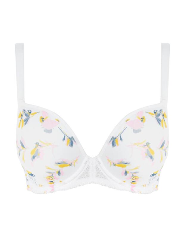 Freya Medley Moulded Plunge Bra White