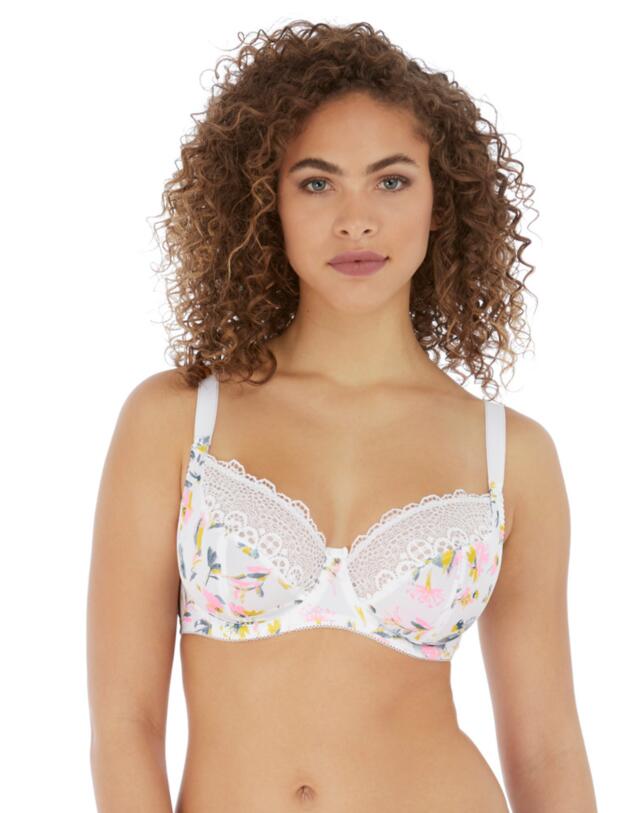 Freya Medley Plunge Bra White