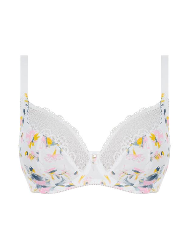 Freya Medley Plunge Bra White