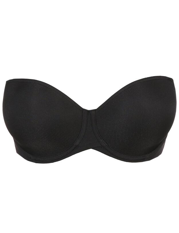 Prima Donna Twist Star Padded Strapless Bra Black 
