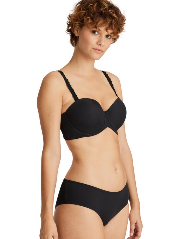 Prima Donna Twist Star Padded Strapless Bra Black 