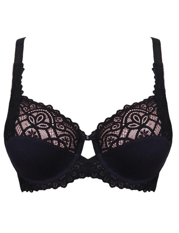 Charnos Rhapsody Full Cup Bra Black/Platinum