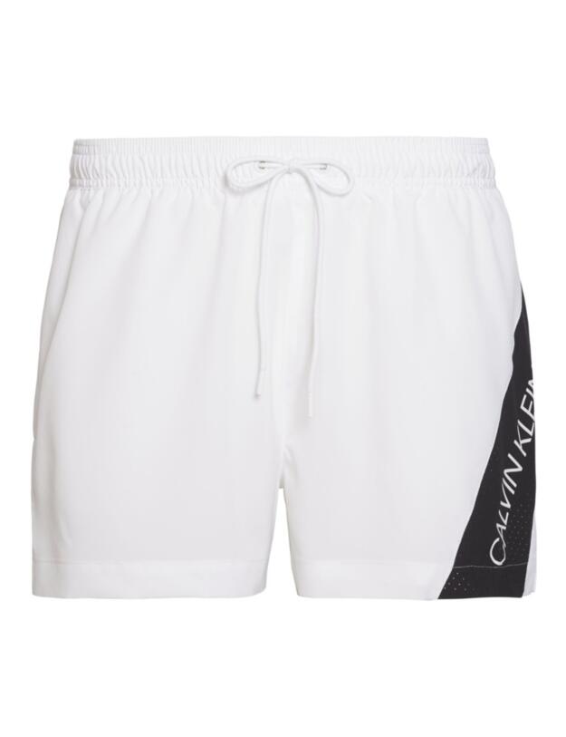 Calvin Klein CK Blocking Mens Drawstring Trunks PVH Classic White 