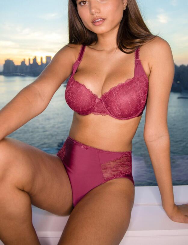 Charnos Ophelia Deep Brief Raspberry