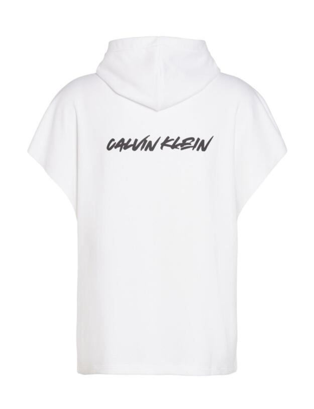 Calvin Klein Mens Terry Pullover PVH Classic White