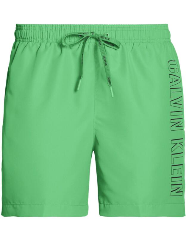Calvin Klein Mens Drawstring Trunks Bright Green