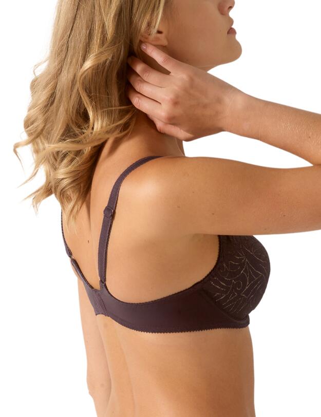 08173 Empreinte Verity Seamless Low-Neck Bra Ardoise
