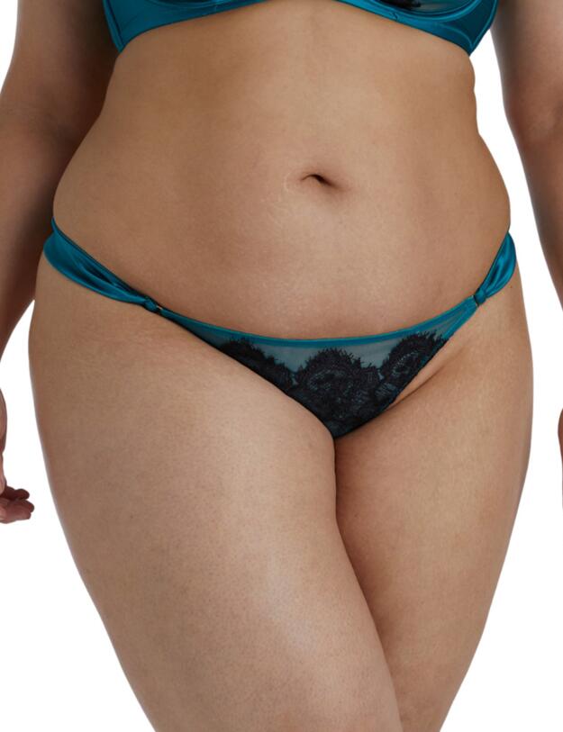 Playful Promises Anneliese Thong Teal 