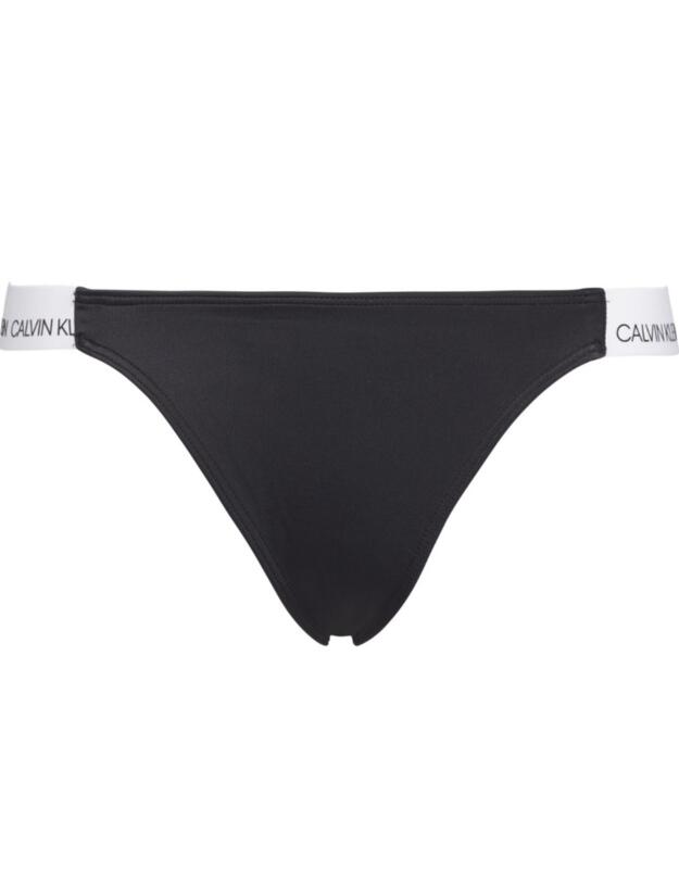 Calvin Klein CK Logo Bikini Brief in PVH Black